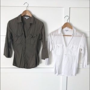 Standard James Perse Tops Lot of 2 Size 2&3